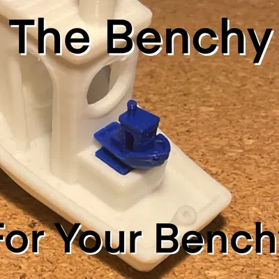 Mô hình 3DBenchy siêu nhỏ - Phụ kiện mini đáng yêu cho máy in 3D