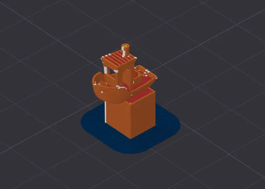 Mô hình 3DBenchy siêu nhỏ - Phụ kiện mini đáng yêu cho máy in 3D - Image 2