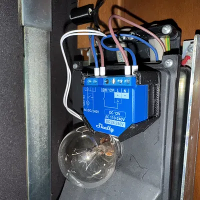 Giá đỡ cho Shelly plus + Add-On (1PM/2PM/dimmer/i4/gen3)