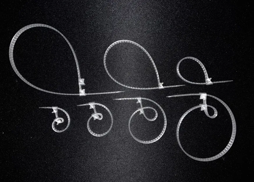 TPU: Dây rút cáp có thể tái sử dụng (loại dẻo, có chốt giữ) - Image 1