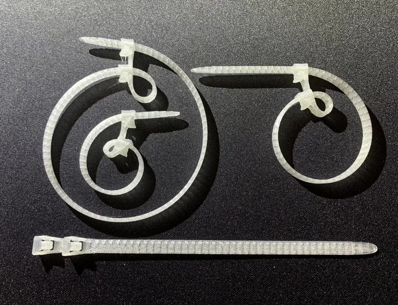 TPU: Dây rút cáp có thể tái sử dụng (loại dẻo, có chốt giữ) - Image 2