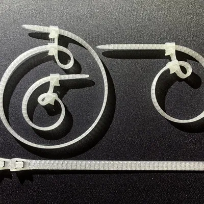 TPU: Dây rút cáp có thể tái sử dụng (loại dẻo, có chốt giữ)