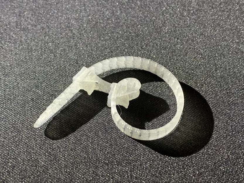 TPU: Dây rút cáp có thể tái sử dụng (loại dẻo, có chốt giữ) - Image 13