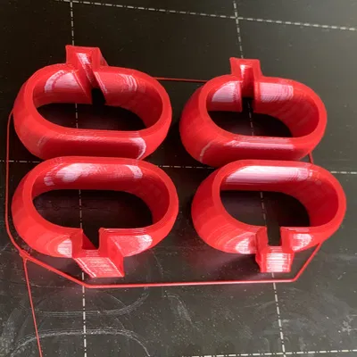 TPU: Chân giảm rung (flex) cho máy in i3 MK3(s)