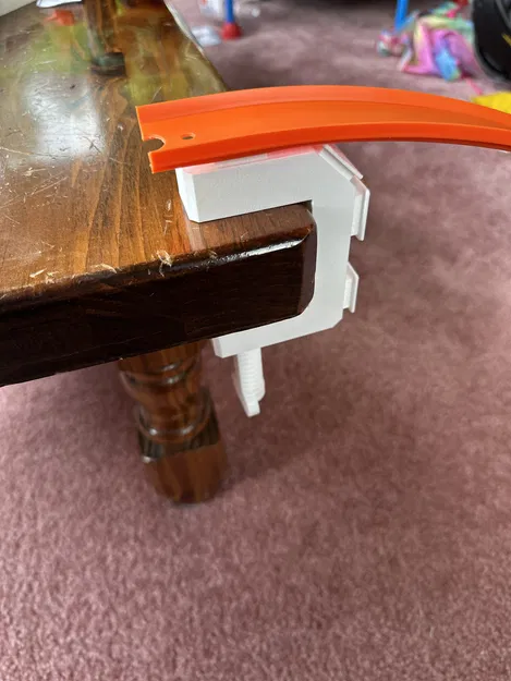 Kẹp Cố Định Đường Ray Hot Wheels (Dualracer Hot Wheels Clamp) - In 3D - Image 1