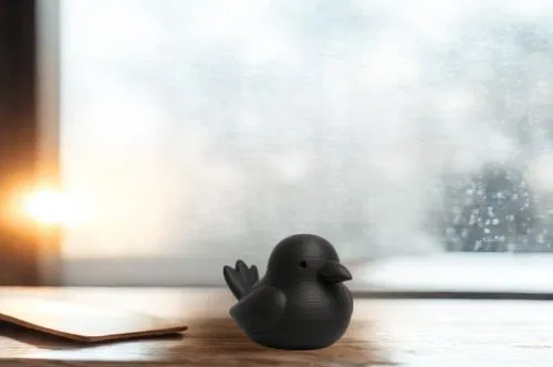 Mô hình chú chim nhỏ trang trí bàn làm việc đáng yêu - Image 1