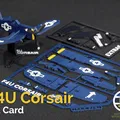 Mô hình Kit Card F4U Corsair - Thumbnail 1
