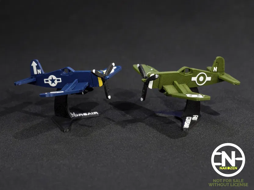 Mô hình Kit Card F4U Corsair - Image 3