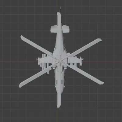 Mô hình 3D trực thăng chiến đấu Kamov Ka-52 Aligator (File STL)