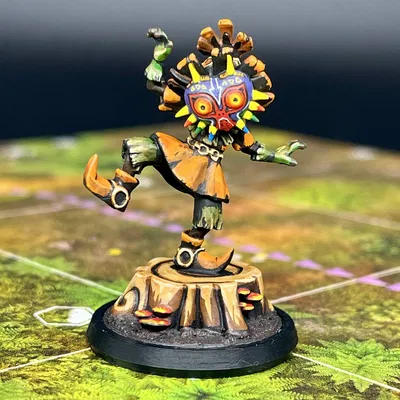 Mô hình Skull Kid đeo mặt nạ Majora (38mm) siêu đẹp cho tabletop