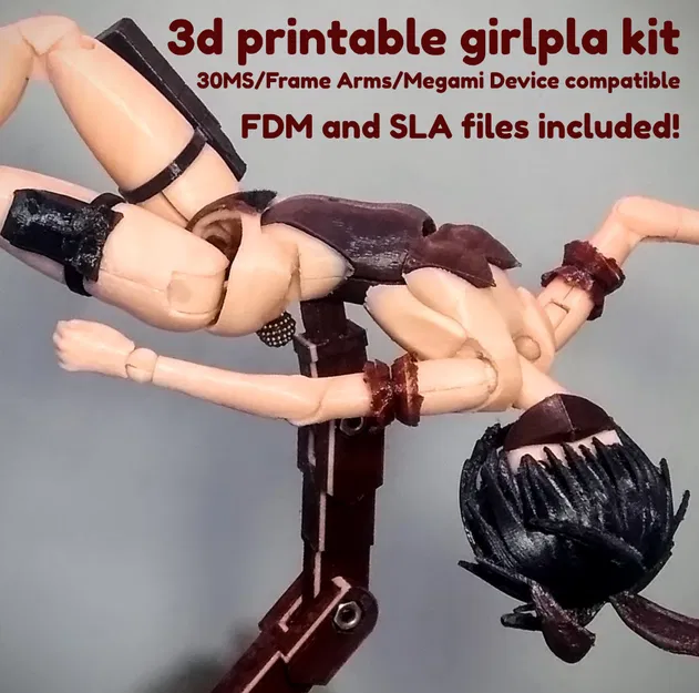 Figure Mecha Musume/Girlpla tương thích Megami Device, 30MS & Frame Arms - Image 1