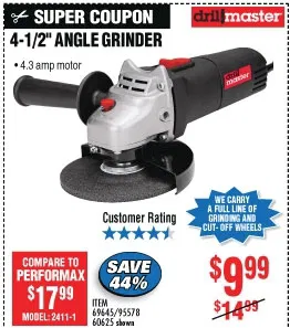 Khung Cưa Bàn Cho Máy Mài Góc Harbor Freight Mã 60625 - Image 4