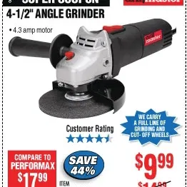 Khung Cưa Bàn Cho Máy Mài Góc Harbor Freight Mã 60625