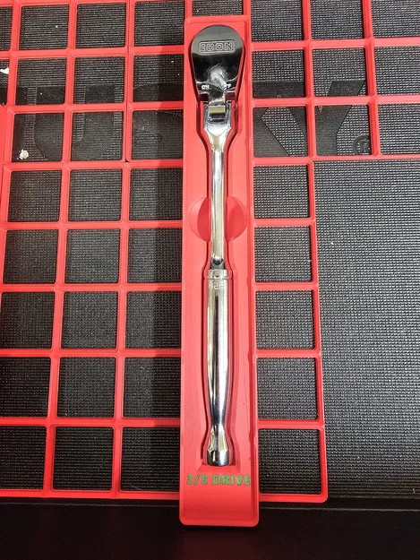 Khay đựng cần xiết lực Flex Head 3/8 inch ICON cho Gridfinity - Image 1