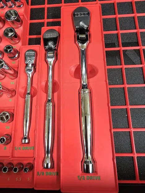 Khay đựng cần xiết lực Flex Head 3/8 inch ICON cho Gridfinity - Image 2