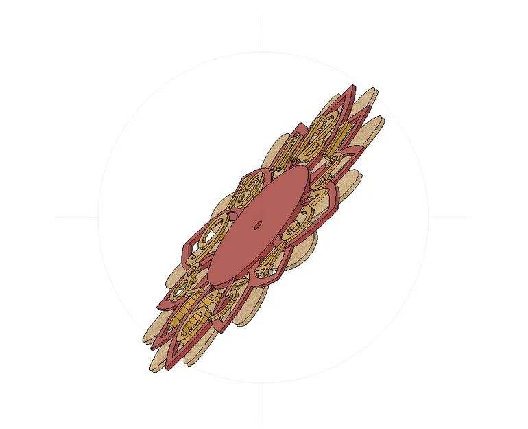 Đồng hồ treo tường hình hoa 3D độc đáo - Thiết kế DIY lắp ghép - Image 4