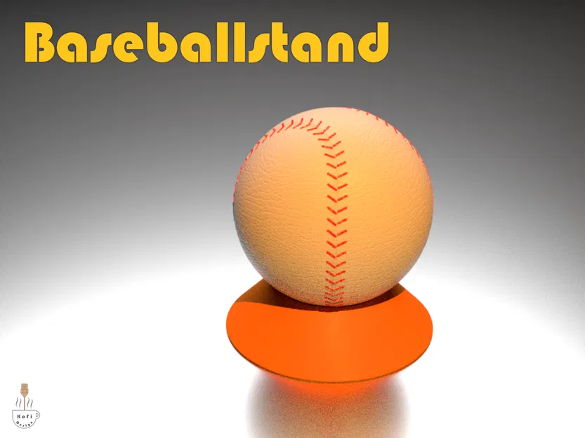 Giá đỡ bóng chày 3D tùy chỉnh logo đội bóng (MLB Baseball Stand) - Image 1