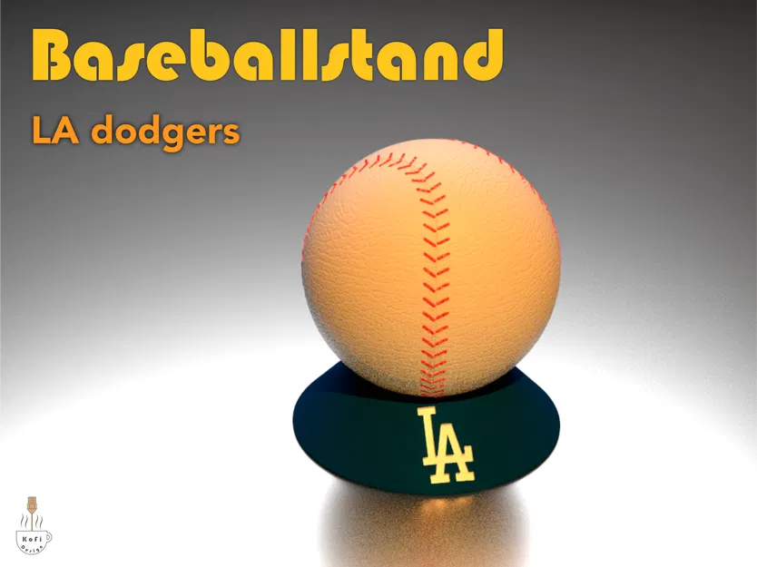 Giá đỡ bóng chày 3D tùy chỉnh logo đội bóng (MLB Baseball Stand) - Image 2