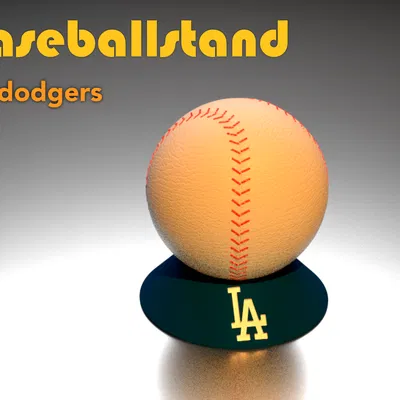 Giá đỡ bóng chày 3D tùy chỉnh logo đội bóng (MLB Baseball Stand)