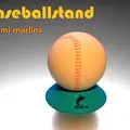 Giá đỡ bóng chày 3D tùy chỉnh logo đội bóng (MLB Baseball Stand) - Thumbnail 3