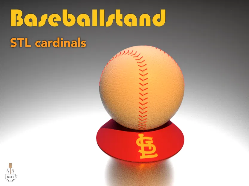 Giá đỡ bóng chày 3D tùy chỉnh logo đội bóng (MLB Baseball Stand) - Image 4