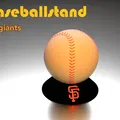 Giá đỡ bóng chày 3D tùy chỉnh logo đội bóng (MLB Baseball Stand) - Thumbnail 5