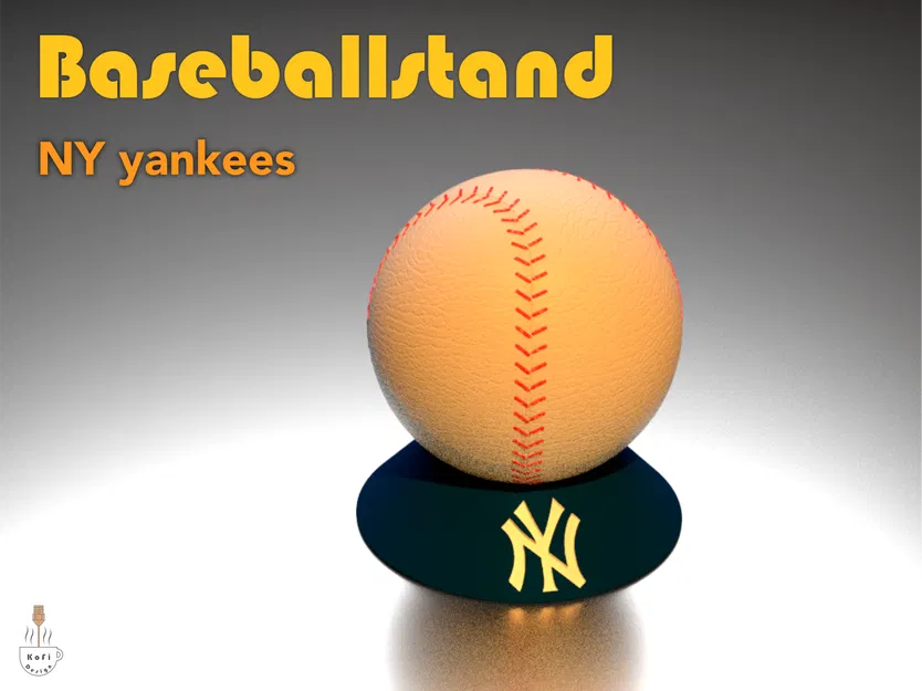 Giá đỡ bóng chày 3D tùy chỉnh logo đội bóng (MLB Baseball Stand) - Image 12