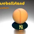 Giá đỡ bóng chày 3D tùy chỉnh logo đội bóng (MLB Baseball Stand) - Thumbnail 12