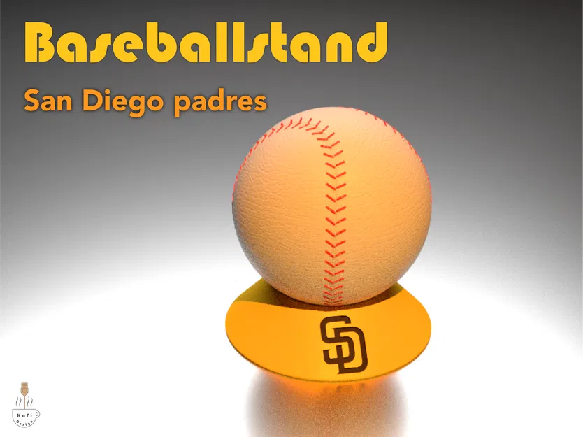 Giá đỡ bóng chày 3D tùy chỉnh logo đội bóng (MLB Baseball Stand) - Image 13