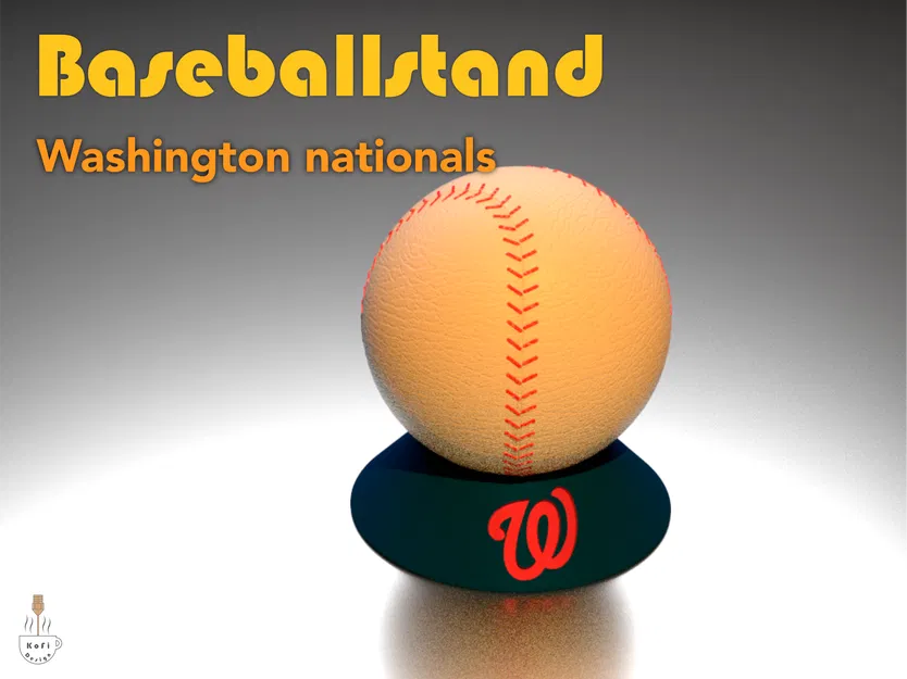 Giá đỡ bóng chày 3D tùy chỉnh logo đội bóng (MLB Baseball Stand) - Image 14