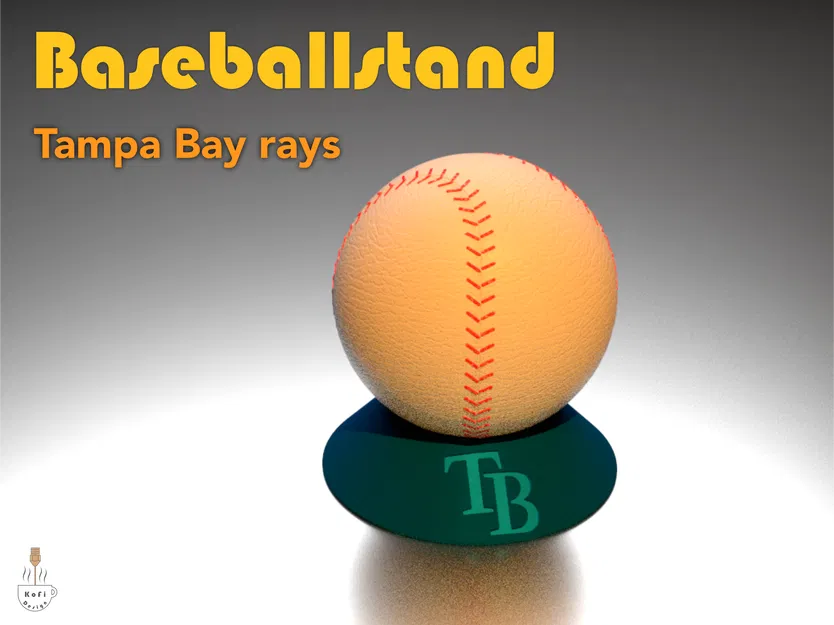 Giá đỡ bóng chày 3D tùy chỉnh logo đội bóng (MLB Baseball Stand) - Image 19