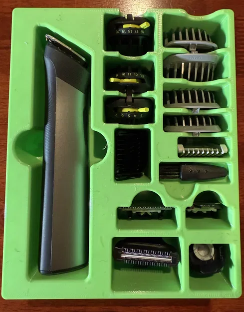 Khay 3D tổ chức máy tỉa râu Philips 7000 tiện dụng - Image 1