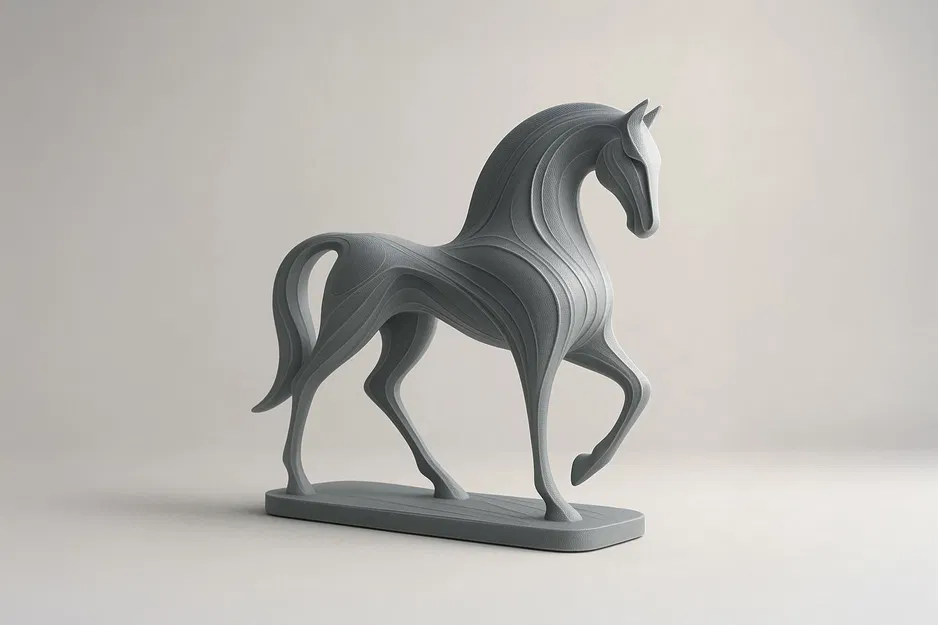 Mô hình tượng ngựa nghệ thuật in 3D tinh xảo - Image 1