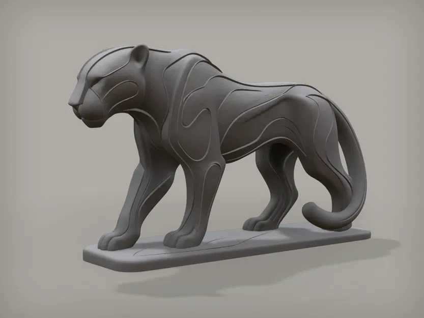 Mô hình tượng hổ nghệ thuật trang trí bàn làm việc cực đẹp - Image 1