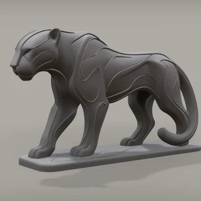 Mô hình tượng hổ nghệ thuật trang trí bàn làm việc cực đẹp