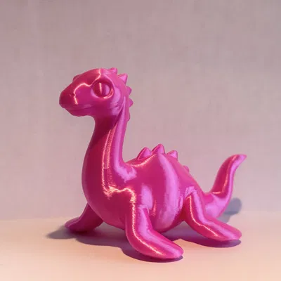 Mô hình quái vật hồ Loch Ness đáng yêu trang trí bàn làm việc 3D