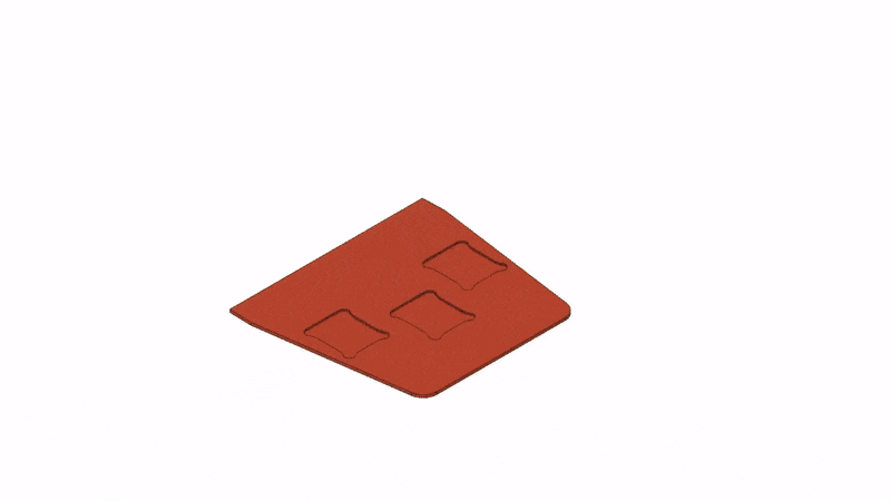 Mô hình xe ủi tuyết Snowcat hiện đại màu vàng có khớp cử động - Thumbnail 7