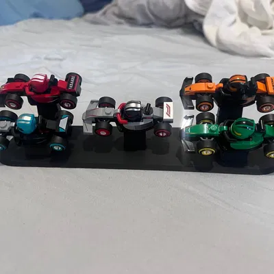 Đế trưng bày xe đua Lego F1 - Chứa được 5 mô hình cực chất