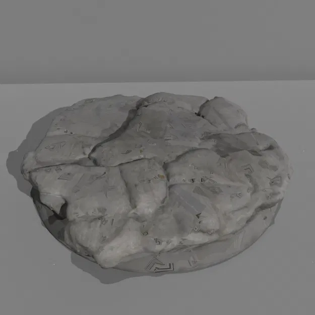 Đế mô hình DND Round Rough Stone cho miniature 28mm - Image 1