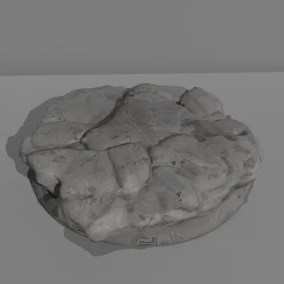 Đế mô hình DND Round Rough Stone cho miniature 28mm