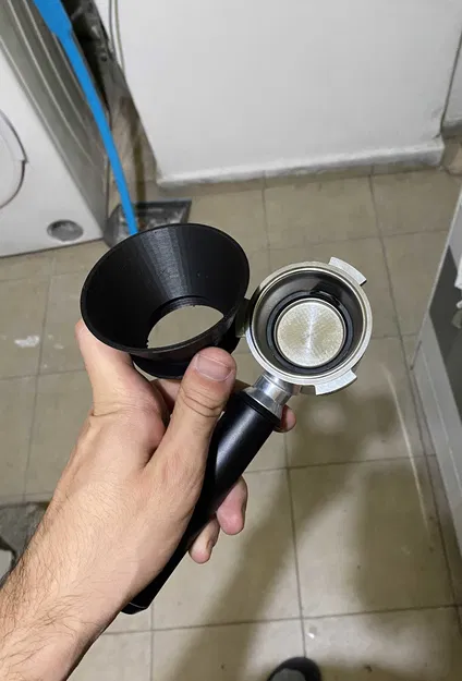 Phễu đong cà phê (dosing funnel) cho tay cầm 51mm DeLonghi Dedica - Image 2