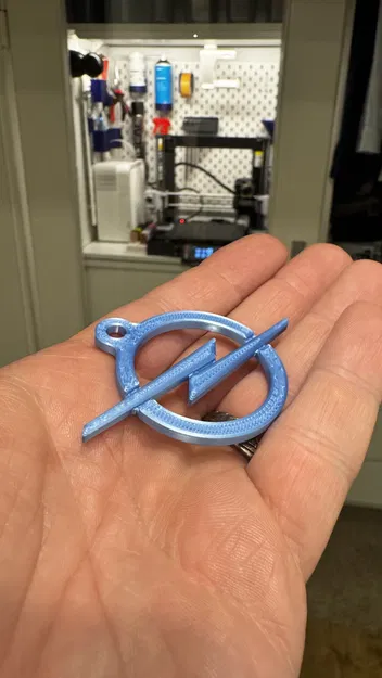 Móc khóa logo Opel thiết kế mới - Phụ kiện in 3D cực chất - Image 1