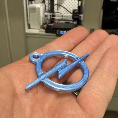 Móc khóa logo Opel thiết kế mới - Phụ kiện in 3D cực chất