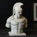 Tượng bán thân chiến binh Spartan - Thumbnail 1