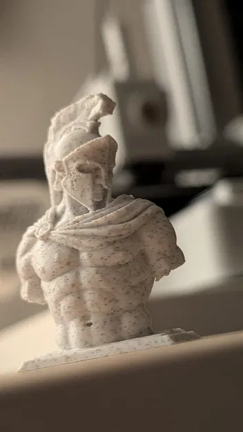 Tượng bán thân chiến binh Spartan - Image 2