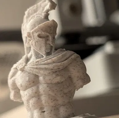 Tượng bán thân chiến binh Spartan