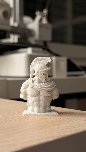 Tượng bán thân chiến binh Spartan - Image 3