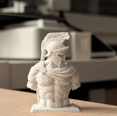 Tượng bán thân chiến binh Spartan