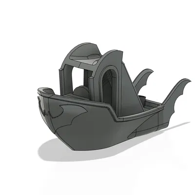 BATBENCHY: Mô hình tàu test 3D Benchy phong cách Batman cực ngầu