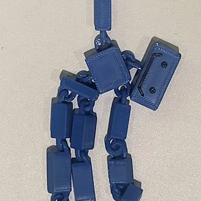 Mô hình robot khớp nối linh hoạt (Articulated Ragdoll) in 3D